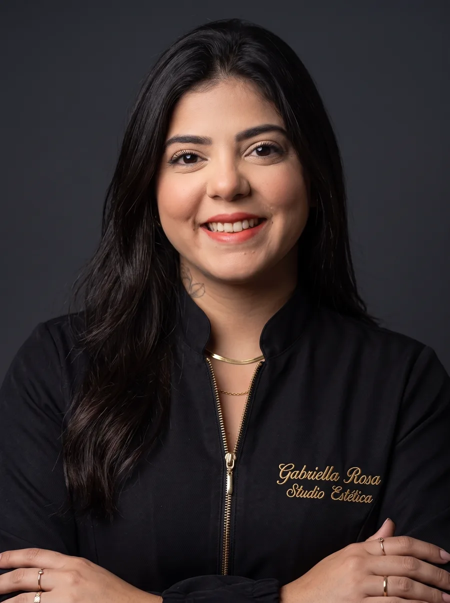 Gabriella Rosa, esteticista e cosmetóloga, fundadora do studio